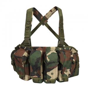 China Backcountry Survival Tactical Chest Vest Radio Harness Bag Holster Molle Vest Gear Bag Hunting Waist Bag on sale