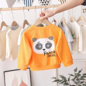 Children'S Apparel Cotton Children'S Clothing Cartoon Print Coat Toddler Animal