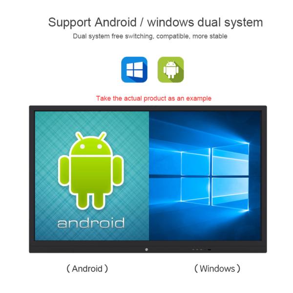 Movable 20 Points Infrared Touch Screen Whiteboard