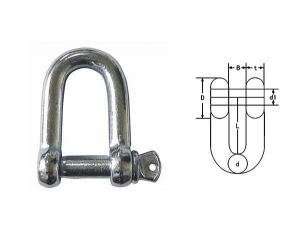 Cheap JIS Type Crosby Screw Pin Anchor Shackle With Counter Sunk Head for sale