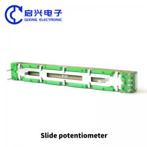 Cheap 60mm Slide Potentiometer Linear Slide Potentiometer 75mm Mixer Fader B10K Double Straight Sliding Potentiometer for sale