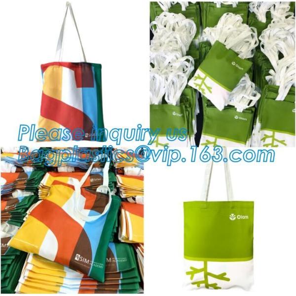 Custom silk screen printed Cotton material handle style blank natural cotton canvas bag without logo bagplastics bagease
