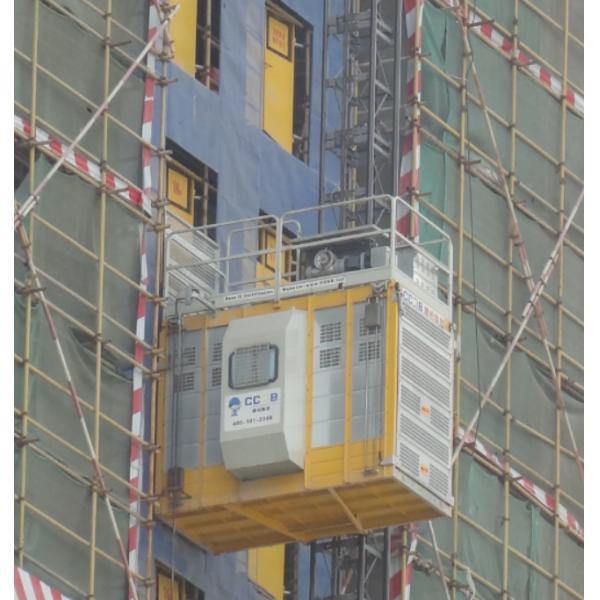 Construction Elevator Payload Capacity 2000Kg With Reliability And Durability