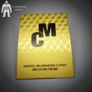 Buy cheap Gold Membership VIP Metal Business Card VIP Card Made By Stainless Steel CR80 from wholesalers