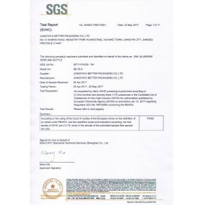 Jiangyin E-better packaging co.,Ltd Certifications