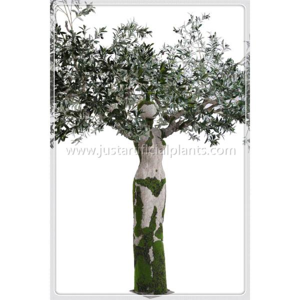 280CM Decoration Artificial Olive Statue Tree With Fruits For Hall / Stores / Display
