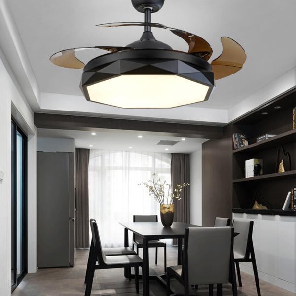 42 inch Ceiling Fan with Lights 110v 220v Remote Control ceiling fan lamp(WH-VLL-03)