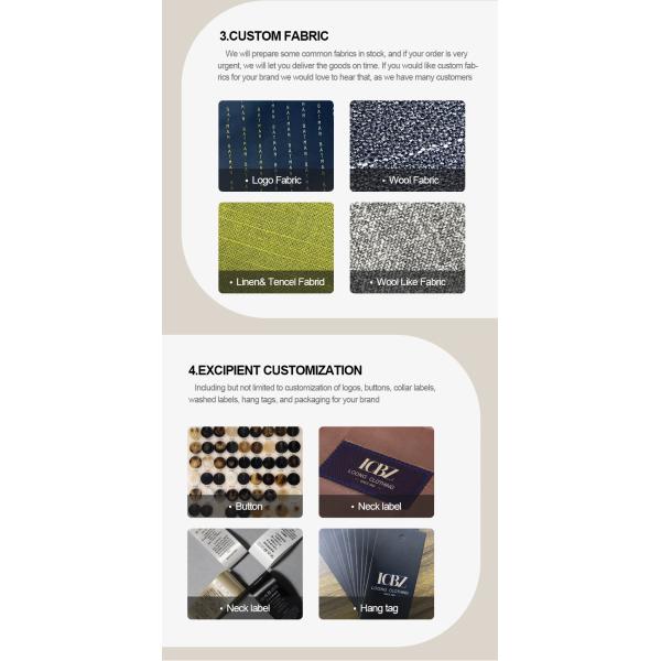 Customized Logo Printing Chenille Men's Winter Double-Breasted Suit Jacket Business