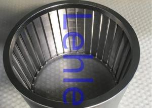 China Stainless Steel 316L Vee Wire Screen , Wedge Wire Filter For Horizontal Sand Mill on sale