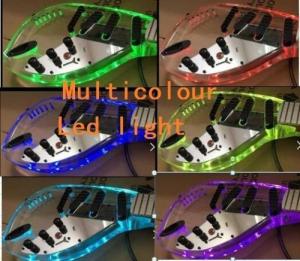 Cheap New Style Crystal Electric Guitar,Acrylic Body Electric Guitar With  Multicolour  LED Light for sale