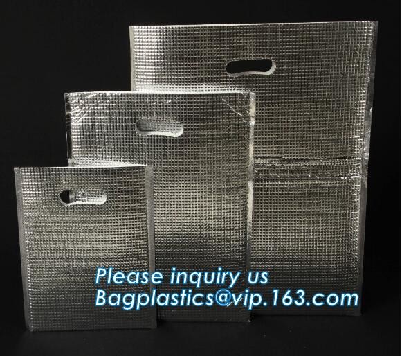 Freezer Bags Color Cold Insulation Waterproof Convenient Portable Ice Meal Packages Refrigerator Cooler Lunch Bag bageas