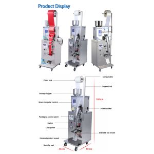 316 Hopper Multi Packing Machine Tea Bag 15ml Automatic High Speed