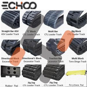China ECHOO Rubber Tracks For Excavators Mini Diggers , Compact Track Loader on sale