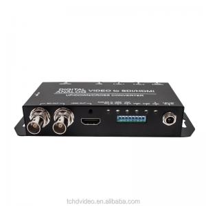 Cheap Multi Format Digital Video Converter DVI VGA S-video CVBS YPbPr to HDMI SDI for sale