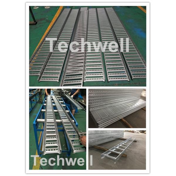 Pre Cutting Press Cable Tray Bending Machine 80mm Shaft