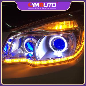 Cheap 12V Daytime Running LED Lights Waterproof Car Gem LED Light Bar DRL Flowing Turn for sale