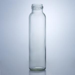 Cheap 300ml Round Food Glass Jar for Milk Juice Fruit Tea Decal and Surface Handling for sale