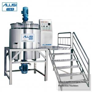 Cheap 1000L Liqud Homogenizer Emulsifier Mixer Dish Wash Toilet Wash Liquid Floor Wash Production Line for sale