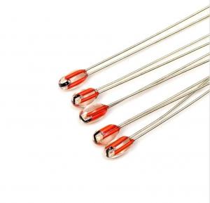 Cheap Glass Hermetic Temperature NTC Thermistor MF51 Small Size Fast Response Time for sale