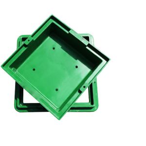Buy cheap Eco Friendly Lawn Manhole Cover For Garden Green Plate FRP SMC 600mm from wholesalers