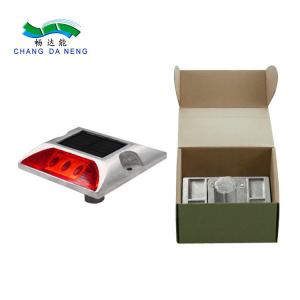 China Durable Aluminum Solar Ground Road Stud Light With Spike LED Buried Roadside Lamp on sale