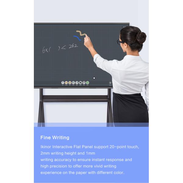 ODM Touch LCD Interactive Electronic Whiteboard For Education 75 Inch