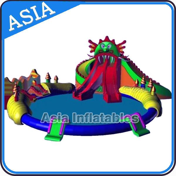 Quality Amusement Inflatable Water Park , Inflatable Water Sports Park , Inflatable Water Products wholesale