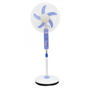 China DC Rechargeable Solar Stand Fan With Emergency Led Lights And Solar Panels on sale
