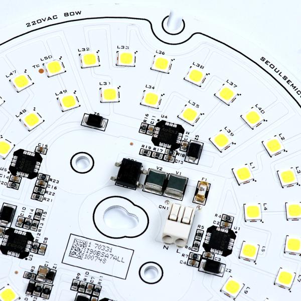High Bright 150mm AC220V Ceiling Light LED Module Customized SMD5050