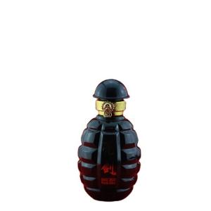 China Logo Printed Glass Bottle Vodka Whisky with Screw Top and Grenade Shape on sale