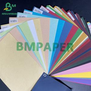 China Textured Paper 110gsm 150gsm 230gsm Printable Colorful Cover Paper virgin pulp Sheets on sale