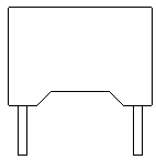 Low Loss Polyester Film Capacitor 0.047µF 473K X2 Series High Insulation Resistance