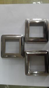 Cheap 304 Stainless Steel Welded Pipe Square Tube End Caps 50*50 0.5-3.0 Thickness for sale