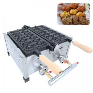 Cheap Lpg Type Taiyaki Fish Machine 14 pcs Mini Fish Waffle Maker for Item Number AO-1104R for sale