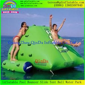 Cheap Commercial Outdoor Inflatable Iceberg Water Toys For Lake / River / Swimming Pools for sale