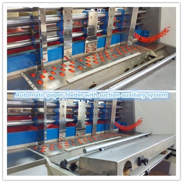 Automatic Feeder Multicolor Flexographic Box Printing Machine CE ISO Approval