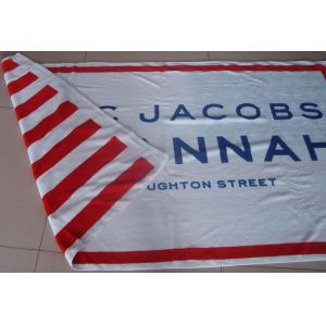 Cheap Uniqu 100% Cotton Good Quality Double Side Custom Print Beach Towel for sale