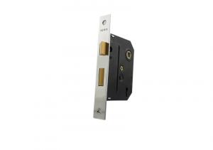 China Commercial Mortice Door Lock Easily Reversible Latch Bolt For Timber Doors Polished Brass Finish on sale