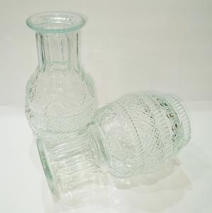 Cheap Transparent Bud Pot Bulk Custom Round Nordic Mini Cylinder Clear Glass Flower Vase for sale