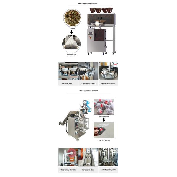 Filter Paper Tea Bag Packaging Machine Coffee Filling Machine 220V