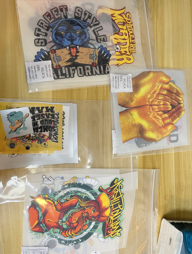 33cmx100m Andemes A3 13'' DTF Pet Film Heat Transfer Film Roll Double Side Matte Hot Peel