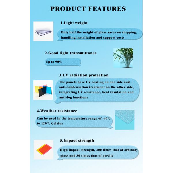 5mm Clear Solid Polycarbonate Sheet Cut To Size