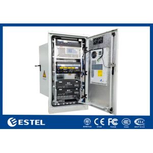 Cheap 28U Intergrated Outdoor Power Cabinet With Rectifier System UPS Battery Energy Storage Enclosure for sale