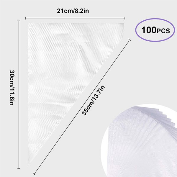 PE PA Disposable Reusable Icing Bags For Cream Frosting