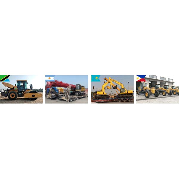 Excavator, loader, roller transport case