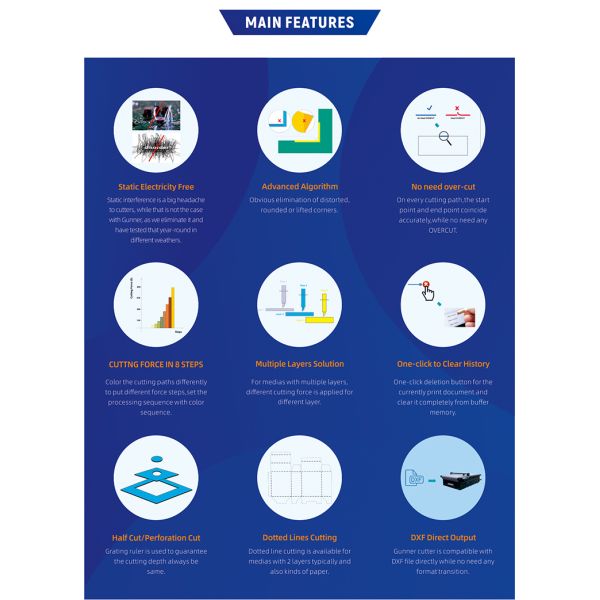 220V Voltage Digital Die Cutting Machine for Roll Materials PPF Window Tint Flatbed Cutter VFR1612