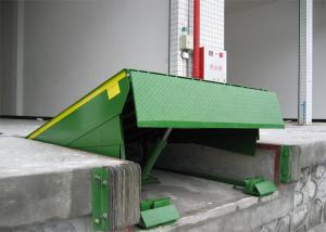 Cheap Green Standard Type Hydraulic Dock Leveler , Loading Dock Levelers for sale