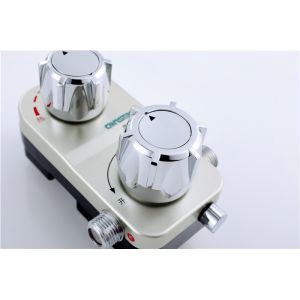 Buy cheap Male Thermostatic Mixing Valve G1/2" Ceramic Champagne For Hotel Winehouse from wholesalers