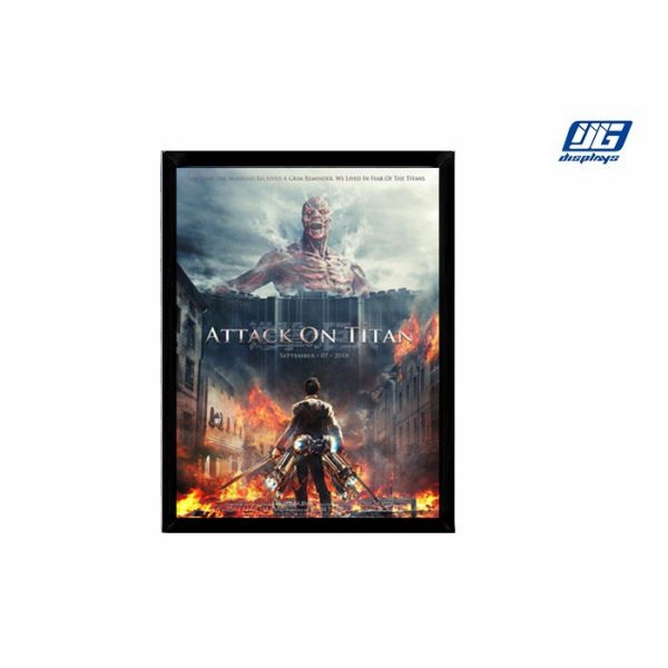 Black A0 ~ A1 Indoor Snap Frame Light Box / Snap Open Poster Frame