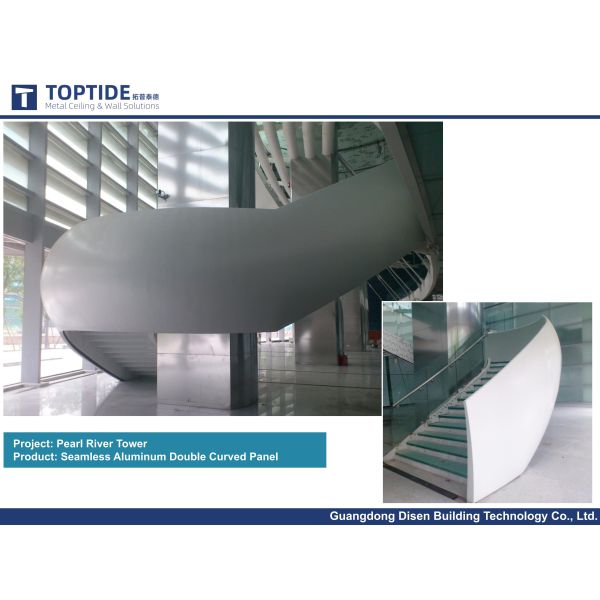 Square Punching Hanging Cloud Ceiling Board Special Design Customized White Passage Ceiling Panel